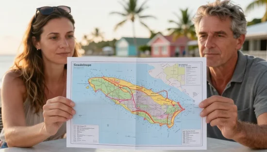 plan de la guadeloupe